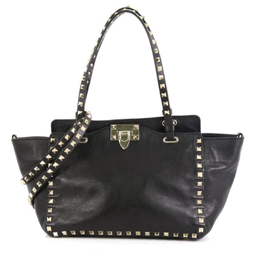 Valentino Rockstud Tote Soft Leather Small