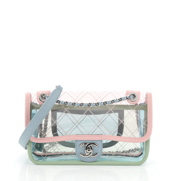 Chanel Coco Splash Flap Bag Quilted PVC With Lambskin Small