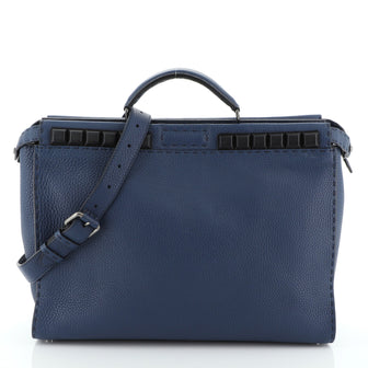 Fendi Selleria Peekaboo Bag Leather with Studded Detail XL
