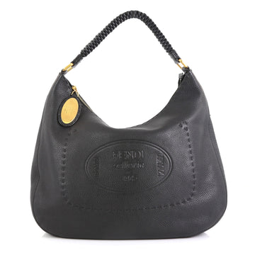 Fendi Selleria Hobo Grainy Leather Large