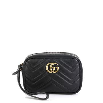 Gucci GG Marmont Wrist Wallet Matelasse Leather 