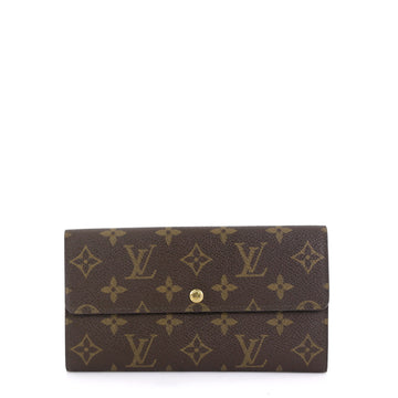 Sarah Wallet Monogram Canvas