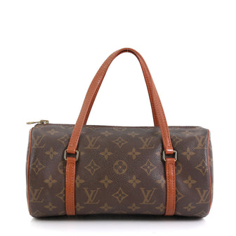 Louis Vuitton Papillon Handbag Monogram Canvas 26