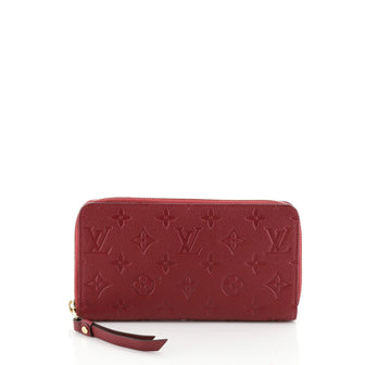 Louis Vuitton Zippy Wallet Monogram Empreinte Leather 