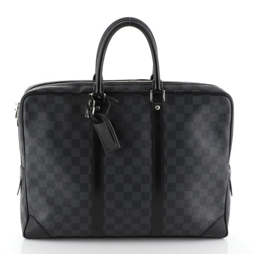 Louis Vuitton Porte-Documents Voyage Briefcase Damier Graphite 