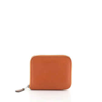 Hermes Azap Zip Around Wallet Silk'in Epsom Compact