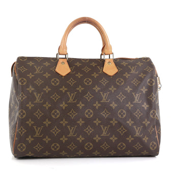 Louis Vuitton Speedy Handbag Monogram Canvas 35