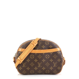 Louis Vuitton Blois Handbag Monogram Canvas 