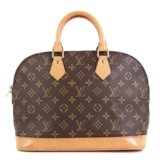 Vintage Alma Handbag Monogram Canvas PM