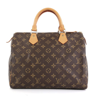 Louis Vuitton Speedy Handbag Monogram Canvas 30