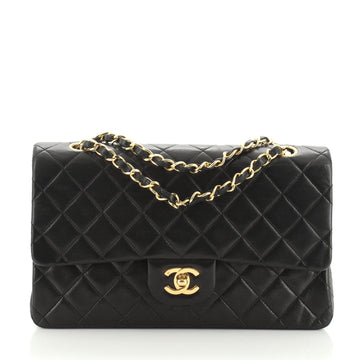 Vintage Classic Double Flap Bag Quilted Lambskin Medium