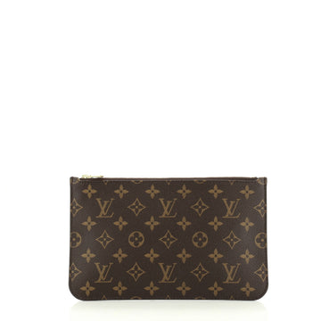 Louis Vuitton Neverfull Pochette Monogram Canvas Large