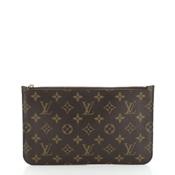 Louis Vuitton Neverfull Pochette Monogram Canvas Large