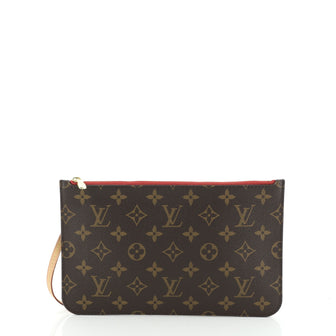 Louis Vuitton Neverfull Pochette Monogram Canvas Large