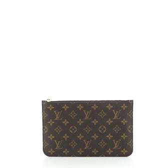 Louis Vuitton Neverfull Pochette Monogram Canvas Large