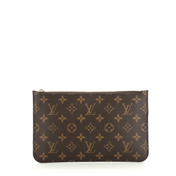 Louis Vuitton Neverfull Pochette Monogram Canvas Large
