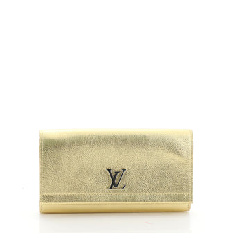 Louis Vuitton Lockme II Wallet Calfskin 