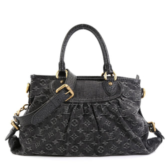 Louis Vuitton Neo Cabby Handbag Denim MM