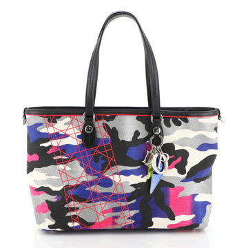 Christian Dior Open Tote Limited Edition Anselm Reyle Camouflage Canvas Medium