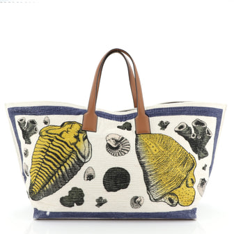 Loewe T Shopper Tote Printed Canvas XXL