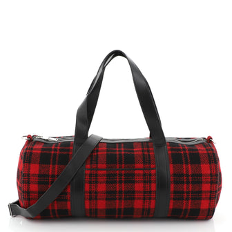 Saint Laurent Convertible Weekender Bag Wool 