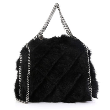 Stella McCartney Falabella Fold Over Crossbody Bag Faux Fur Mini