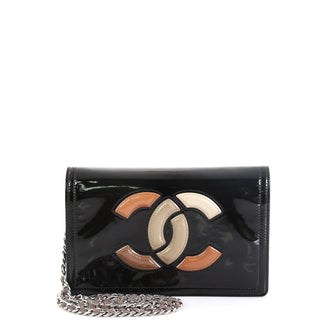 Chanel Lipstick Wallet on Chain Patent 