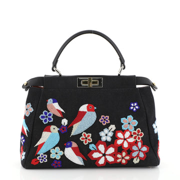 Peekaboo Bag Beaded Denim Regular