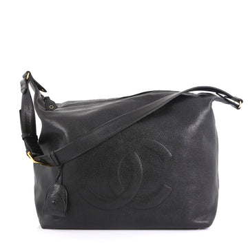 Chanel Vintage CC Hobo Caviar Large