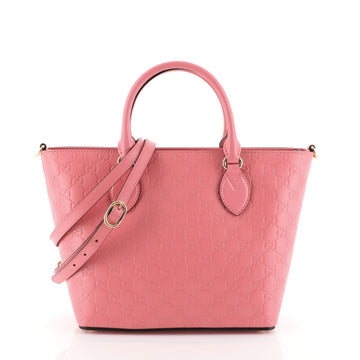 Gucci Signature Convertible Tote Guccissima Leather Medium