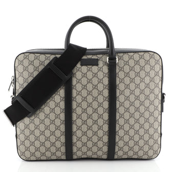 Gucci Eden Briefcase GG Coated Canvas Large