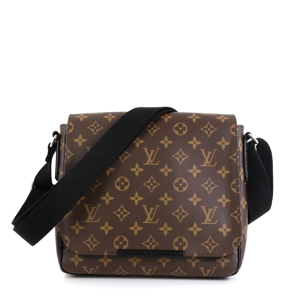 Louis Vuitton Vintage - Monogram Macassar District MM - Brown Black -  Monogram Canvas Crossbody Bag - Luxury High Quality - Avvenice