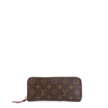 Louis Vuitton Clemence Wallet Monogram Canvas 