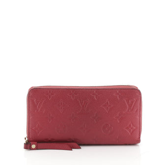Louis Vuitton Zippy Wallet Monogram Empreinte Leather 