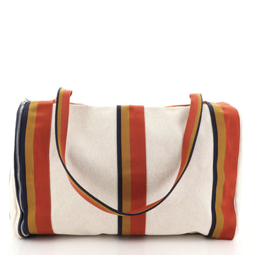 Hermes Cavalier Weekender Toile and Nylon Large
