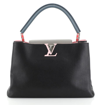Louis Vuitton Capucines Handbag Leather MM