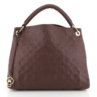 Louis Vuitton Artsy Handbag Monogram Empreinte Leather MM