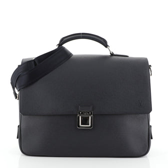Louis Vuitton Vassili Handbag Taiga Leather GM