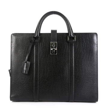 Gucci Lock Briefcase Leather Large