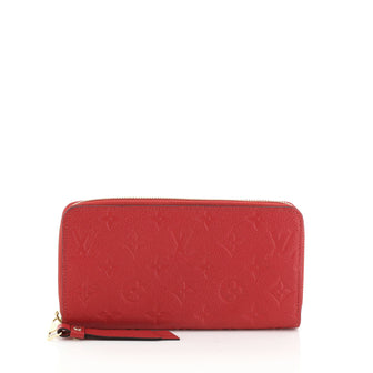 Louis Vuitton Zippy Wallet Monogram Empreinte Leather 