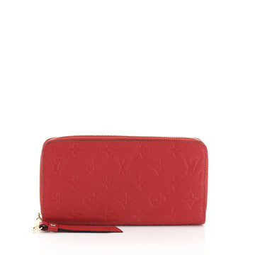 Louis Vuitton Zippy Wallet Monogram Empreinte Leather 