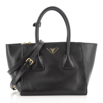 Prada Twin Pocket Tote City Calfskin Small