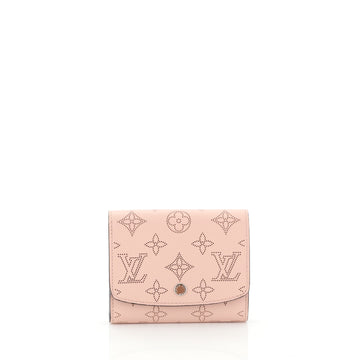 Louis Vuitton Compact Iris Wallet NM Mahina Leather 