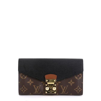 Louis Vuitton Pallas Wallet Monogram Canvas and Calf Leather 