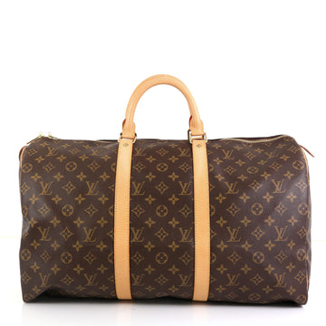 Louis Vuitton Keepall Bag Monogram Canvas 50