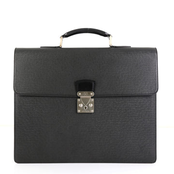 Louis Vuitton Serviette Moskova Briefcase Taiga Leather 