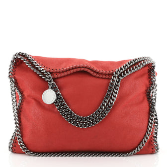 Stella McCartney Falabella Fold Over Bag Shaggy Deer 