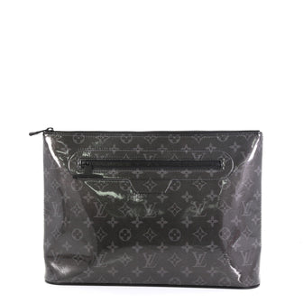 Louis Vuitton Pochette Cosmos Limited Edition Monogram Glaze Eclipse Canvas 