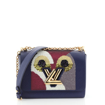 Louis Vuitton Twist Handbag Bird Motif Epi Leather MM