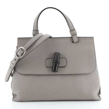Gucci Bamboo Daily Top Handle Bag Leather Small